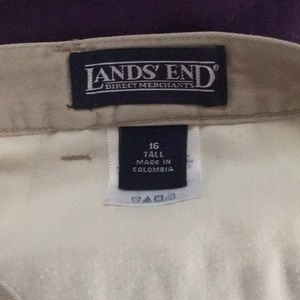 Ladies Khaki Cotton Slacks